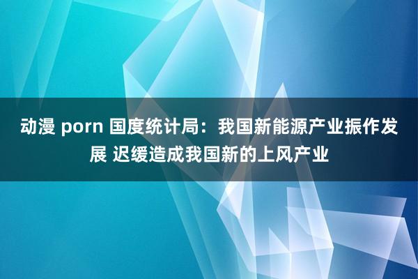 动漫 porn 国度统计局：我国新能源产业振作发展 迟缓造成我国新的上风产业