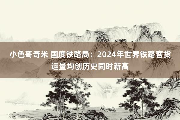 小色哥奇米 国度铁路局：2024年世界铁路客货运量均创历史同时新高