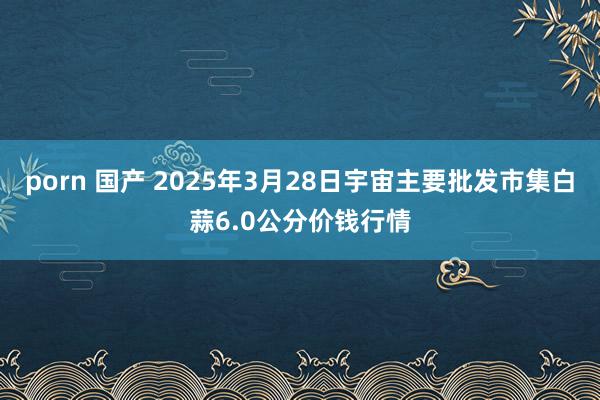 porn 国产 2025年3月28日宇宙主要批发市集白蒜6.0公分价钱行情