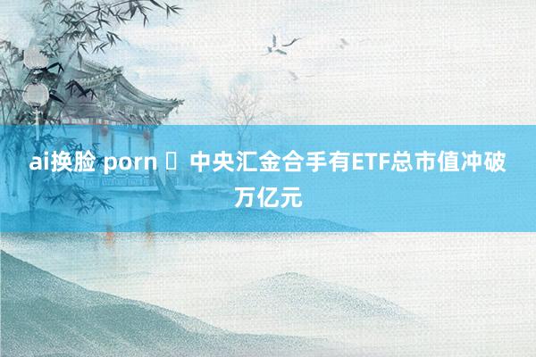ai换脸 porn ​中央汇金合手有ETF总市值冲破万亿元